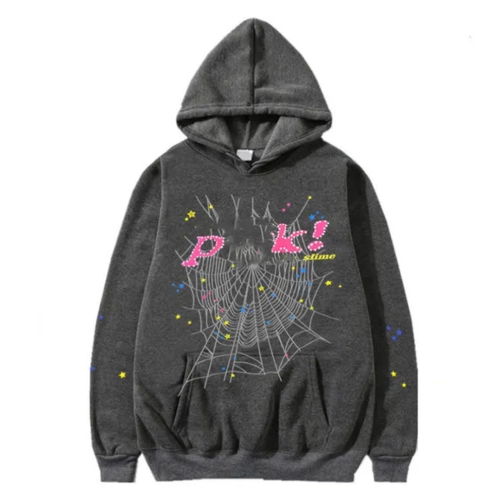 Gray Graphic Hoodie